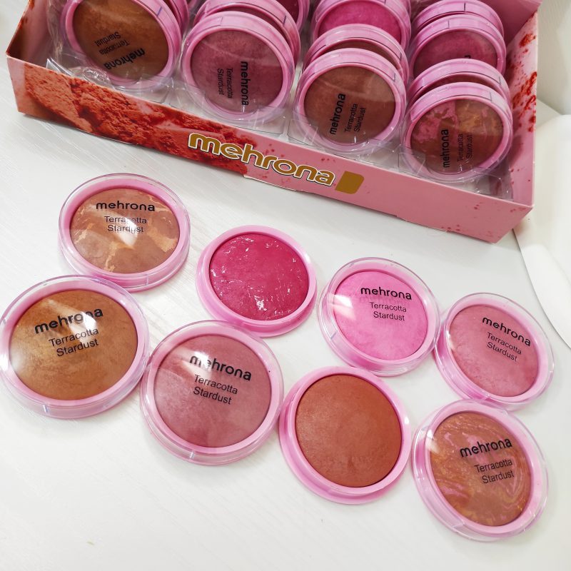 رژگونه پودری تکی شاین دار مهرونا حجم 18 گرم